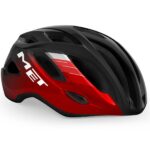 MET Idolo Κράνος Road Black Red Metallic