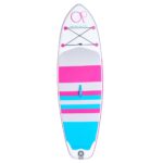 Ocean Pacific Venice All Round 8'6 Inflatable Paddle Board White Grey Pink