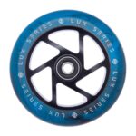 Striker Lux Spoked 110mm Scooter Wheel Black Sky Blue