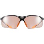 Uvex Sportstyle 223 Black Orange - Litemirror Orange