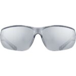 Uvex Sportstyle 204 Black White - Mirror Silver
