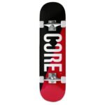 Core Split Complete Skateboard Black-Red