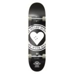 Heart Supply Badge Logo Black 7.75"