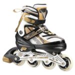 NILS EXTREME Aυξομειούμενα Inline Skates Μαύρο/Χρυσό