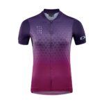 Cube ATX Jersey Full Zip Γυναικεία Ποδηλατική Μπλούζα Μωβ