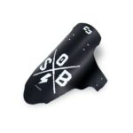 Unleazhed M01 Sons of Battery White MTB Mudguard