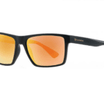 Horsefeathers Merlin Sunglasses Matt Black Mirror Orange