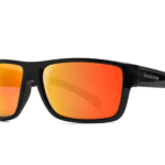 Horsefeathers Zenith Sunglasses Gloss Black Mirror Red