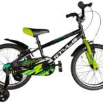 Style Sporty 14''  Black Green Παιδικό Ποδήλατο 2025