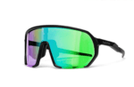 Horsefeathers Archie Bike Sunglasses Black Mirror Green