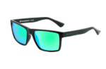 Horsefeathers Merlin Sunglasses Gloss Black Mirror Green - Image 3
