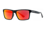 Horsefeathers Merlin Sunglasses Gloss Black Mirror Red
