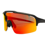 Horsefeathers Recoil Bike Sunglasses Matt Black Mirror Red
