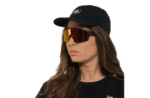 Horsefeathers Recoil Bike Sunglasses Matt Black Mirror Red - Image 6