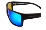 Horsefeathers Zenith Sunglasses Matt Black Fade Out Mirror Blue - Image 2