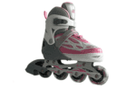 G&C BW 188 Inline Skates Γκρι Ροζ με LED Τροχούς - Image 2