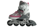 G&C BW 188 Inline Skates Γκρι Ροζ με LED Τροχούς - Image 3