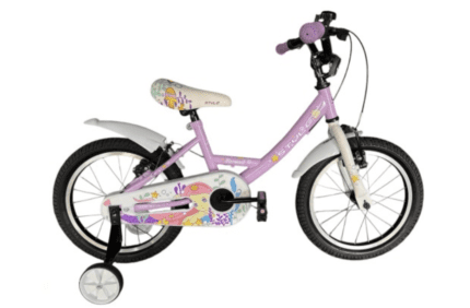 Style Mermaid 16'' Purple White Παιδικό Ποδήλατο