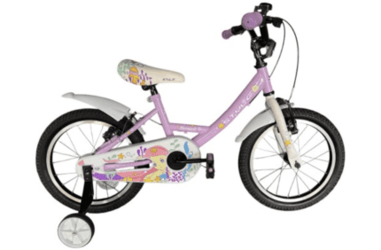 Style Mermaid 18'' Purple White Παιδικό Ποδήλατο