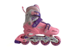 G&C BW125 Σετ 4 σε 1 Inline Skates Ροζ Μωβ - Image 2
